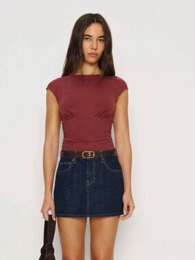 NWT Reformation Madelyn Knit Top Size S